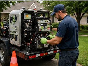 Sewer line camera inspection in Houston